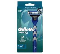 Gillette Mach3 Razor For Men, 1 Razor, 1 Razor Blade Refill - Black