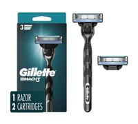 Gillette Mach3 Razor for Men, 1 Razor Handle + 2 Blade Refills, Includes 1 razor handle and 2 high-quality blade refills