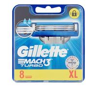 Gillette MACH3 Turbo blades for men's razors, 8 pieces