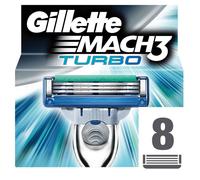 Gillette Mach3 Turbo Men's Razor Blade Refills 8's