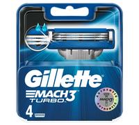 Gillette Mach3 Turbo Razor Blades 4 pcs