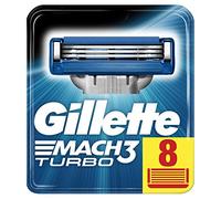 Gillette Mach3 Turbo Razor Blades for Men, Pack of 8