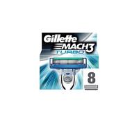 Gillette Mach3 Turbo Replacement Razor Blades Pack of 8