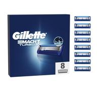 Gillette Mach3 Turbo Replacement Blades for Men with 3 Blades, 8 Blades, More Resistant than Steel
