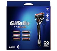 Gillette ProGlide Men's Razor, with Flexball Technology + 7 Razor Blade Refills with Precision Trimmer, 5 Anti-Friction Blades