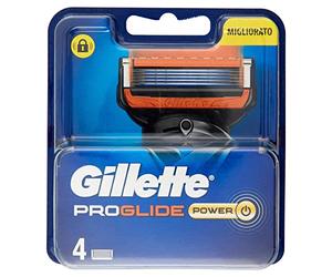 Gillette ProGlide Power Men's Razor Blades, Pack of 4 Replacement Blades (Packaging May Vary)