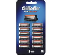 Gillette ProGlide Razor Blades Men Pack of 12 Razor Blade Refills with Precision Trimmer, 5 Anti-Friction Blades