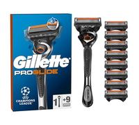 ProGlide Men's Razor with Flexball Technology + 9 Razor Blade Refills with Precision Trimmer, 5 Anti-Friction Blades