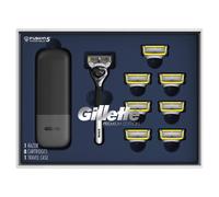 Gillette ProGlide Shield Premium Edition Razors for Men 1 Gillette Razor 8 ProShield Razor Blade Refills 1 Travel Case
