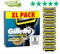 Gillette ProShield Power 8 Pack Refill Cartridges/Razor Blades. Fast dispatch