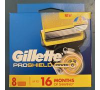 Gillette ProShield Power Mens Razor Blade Refills, 8 Pack