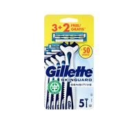 Gillette Rasoi Skinguard Sensitive 3+2 pcs - Disposable Razor