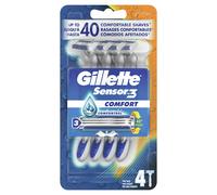 Gillette Sensor 3 Disposable Razor For Men Triple Blade System & Pivoting Head
