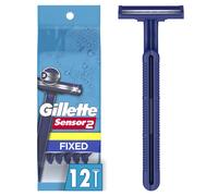 Gillette Sensor2 Mens Disposable Razor 12 Count Pack of 3 Blue
