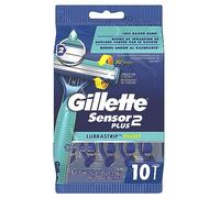 Gillette Sensor2 Plus Pivoting Head Men's Disposable Razors, 10 Count