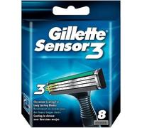 GILLETTE Sensor3 Set de 8 Lames de Rasoir pour Homme