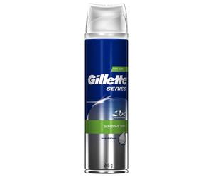 Gillette Series Sensitive Skin Shaving Foam 250ml - 3X Hydration, Protection & Soothing Aloe - Product Code 18979660
