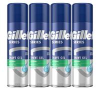 Gillette Series Shave Gel With Sensitive Skin For Aloe X 4