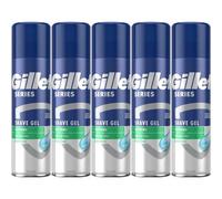 Gillette Series Shave Gel With Sensitive Skin For Aloe X 5
