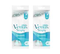 Gillette Simply Venus 2 Disposable Razors 4 Pack pack