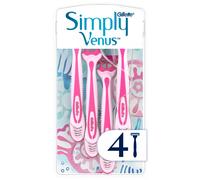 Gillette Simply Venus 3 Women's Disposable Razors 4 Pack