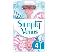 Gillette Simply Venus3 Diposable Razor for Women, Pack of 4 Razors