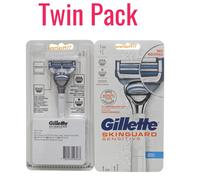 Gillette Skin Guard Technology Sensitive Razor,2 Pack, Design Edition