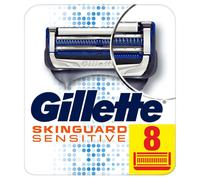 Gillette Skinguard Cartridges 8's - Raised Blades Minimize Skin Contact, Clinically Tested for Sensitive Skin, Lubricates & Protects (UAE_BS_68798)