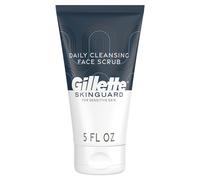 Gillette SkinGuard Face Scrub for Men 5 oz Daily Cleansing Exfoliating Face Scrub with Shea Butter and Charcoal