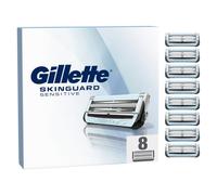 Gillette SkinGuard Sensitive, Peau Sensible Recharges De Lames De Rasoir Homme, 8 Recharges De Lames, Nouvelle Bands Lubricant, Compatible with Avec Manches Fusion
