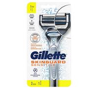 Gillette SkinGuard Sensitive Razor + 1 Razor Blade for Men, for Sensitive Skin and Prevents Skin Irritation