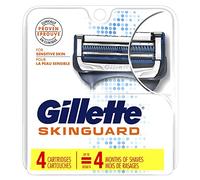 Gillette SkinGuard Sensitive Razor Blade Refills for Men, 4 Blades