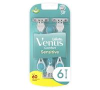 Gillette Venus Comfort Sensitive Women's Razors, 6 Women's Disposable Razors