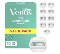 Gillette Venus ComfortGlide Sensitive 10 Razor Blades for Women - 5 Blade Refills for Sensitive Skin, Ladies Razor Heads