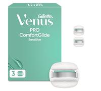 Gillette Venus ComfortGlide Sensitive, 3 Razor Blade Refills