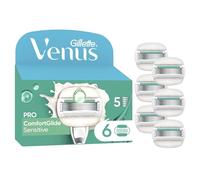 Gillette Venus ComfortGlide 5 Sensitive, 6 Razor Blade Refills