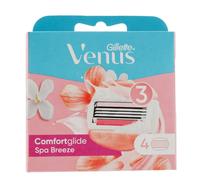 4 x Gillette Venus Spa Breeze Women's Replacement 3-Blade Razor Blade Cartridges