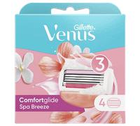 4 x Gillette Venus Spa Breeze Women's Replacement 3-Blade Razor Blade Cartridges