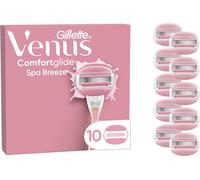 Gillette Venus Comfortglide Spa Breeze Women's Razor Blade Refills, Pack of 10, 3 built-in blades for a smooth, close shave that lasts