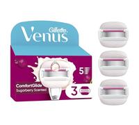 Gillette Venus Comfortglide Sugarberry plus Olay Women's Razor Blade Refills, Pack of 3, 5 blades for a smooth, close shave that lasts