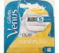 Gillette Venus ComfortGlide with Olay Women's Razor Blades, 3 Refills