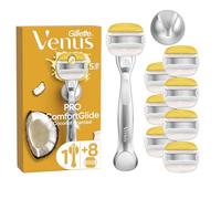 Gillette Venus Comfortglide Coconut plus Olay Women's Razor- 8 Blades, 5 blades for a smooth, close shave that lasts
