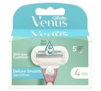 Gillette Venus Deluxe Smooth Sensitive Razor Blades, 4 pieces