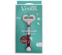 Gillette Venus Deluxe Smooth Sensitive Rose Gold Handle Women's Razor