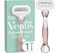 Gillette Venus Deluxe Smooth Sensitive Rose Gold Handle Women's Razor
