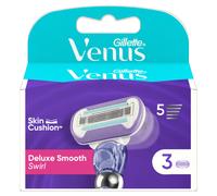 Gillette Venus Deluxe Smooth Swirl Razor Blades x3