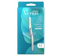 Venus Dermaplaning Blades for Face, Womens Face Razor for Facial Hair & Skin, Exfoliating Dermaplaner Tool Kit with 1 Blade Refill