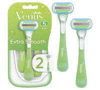 Gillette Venus Extra Smooth Green Disposable Women's Razors, 2 Count