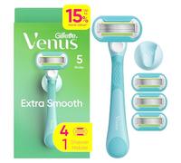 Gillette Venus Extra Smooth Pink Women's Razor Handle + 4 Blade Refills