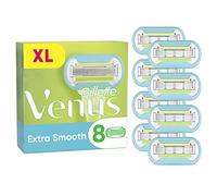Gillette Venus Extra Smooth Razor Blades Women, Pack of 8 Razor Blade Refills, Lubrastrip with A Touch of Avocado Oils, SkinCushion Helps Protect From Shave Irritation